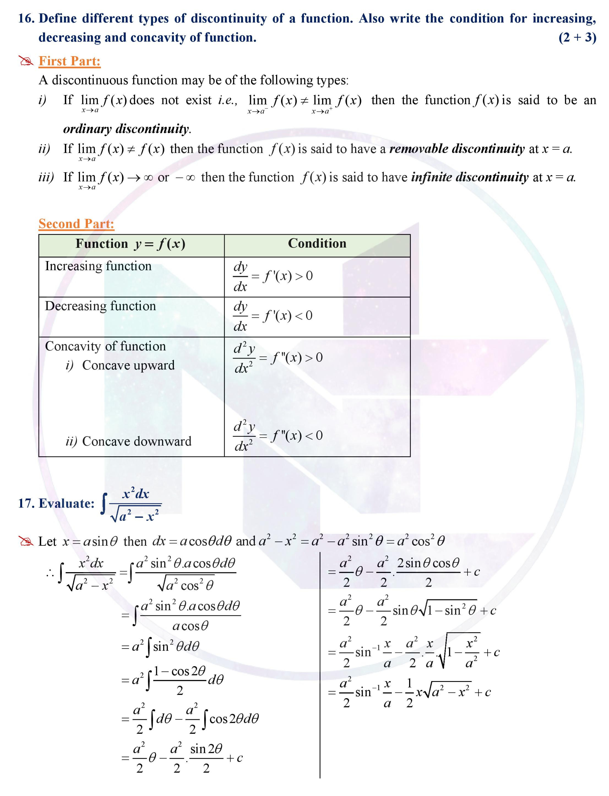 NEB Class 11 Mathematics Model Question Solution 2080 PDF
